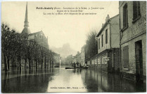 Andelys (Les). Petit Andely - Inondation de la Seine 31 Janvier 1910 Aspect de la Grande rue.