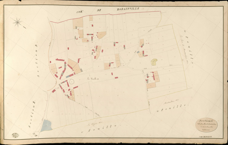 Boissy-sur-Damville. Section G _ de la Cunelle et de Montauban _ 2e de 3 Feuilles