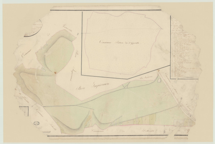 Igoville - "Plan des bois impériaux d'Igoville, des Authieux, Sotteville et Tourville". *