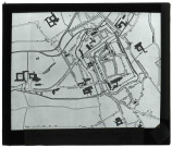 Plan d'Évreux (Eure) d'après Chouard vers 1789.