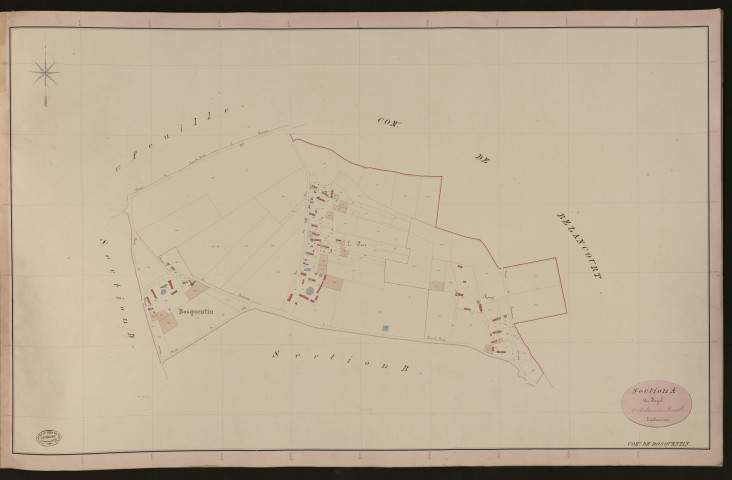 Bosquentin. Section A _ du Fayel _ 2e et dernière Feuille