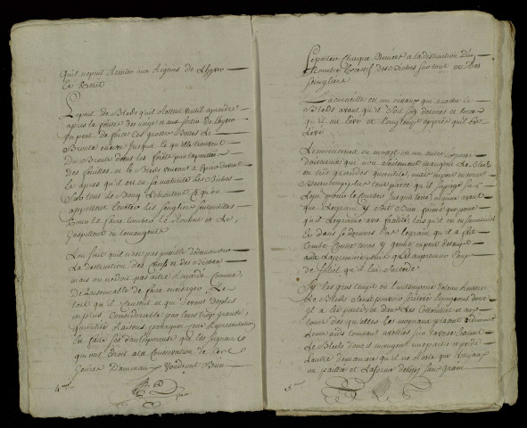 Gouttières.
