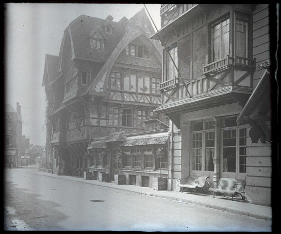 Maison à colombages de Lisieux (Calvados).