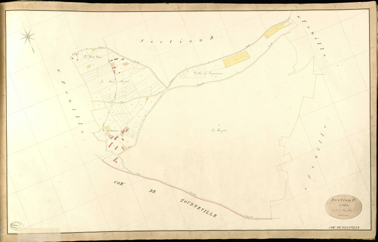 Brosville. Section C _ des Collets _ 3e de 5 Feuilles