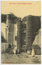 Tilly. Ruines de l'abbaye de Saulseuse - La Chapelle.