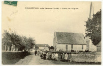 Courbépine. Place de l'Eglise.