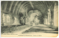 Saint-Georges-du-Vièvre. Intérieur de l'Eglise.