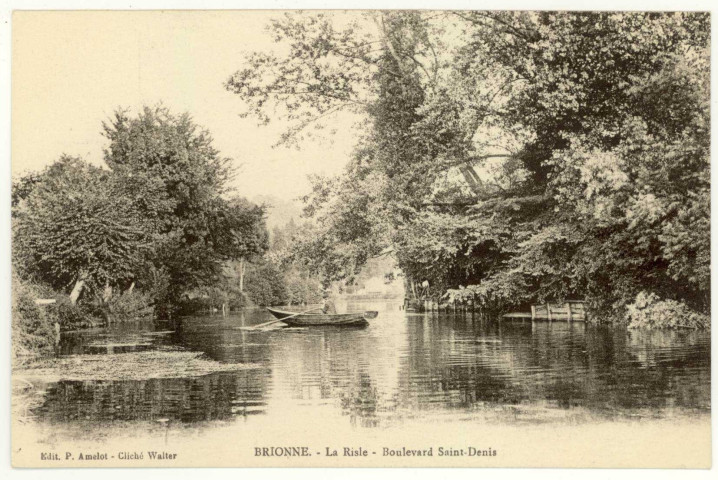 Brionne. La Risle-Boulevard Saint-Denis.