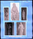 "Églises rurales du département de l'Eure" du chanoine Bonnenfant tome I, planche XXXVI Champ-Dominel (Sylvains-Lès-Moulins) (Eure) et La Chapelle-Bayvel (Eure).