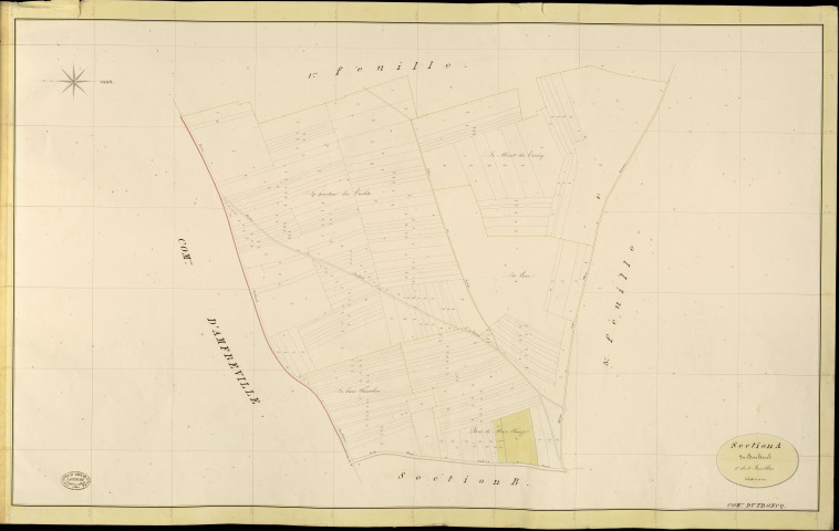 Troncq (Le). Section A _ du Bosc harel _ 2e de 3 Feuilles