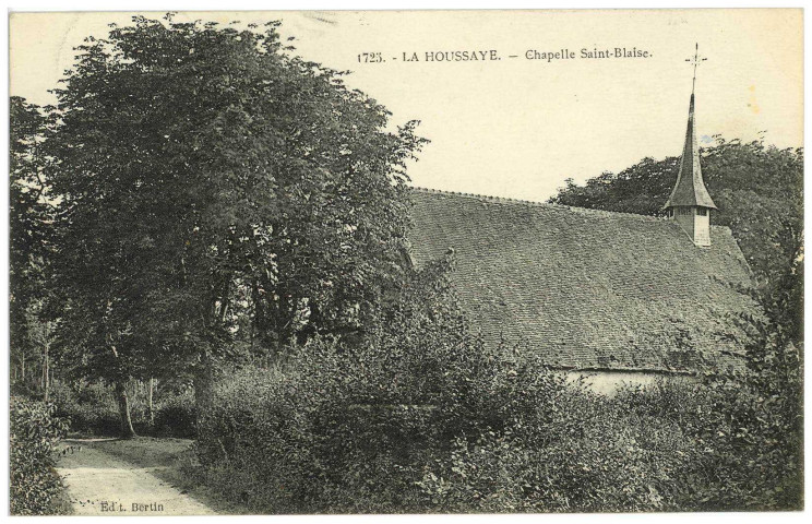 Houssaye (La). Chapelle Saint-Blaise.