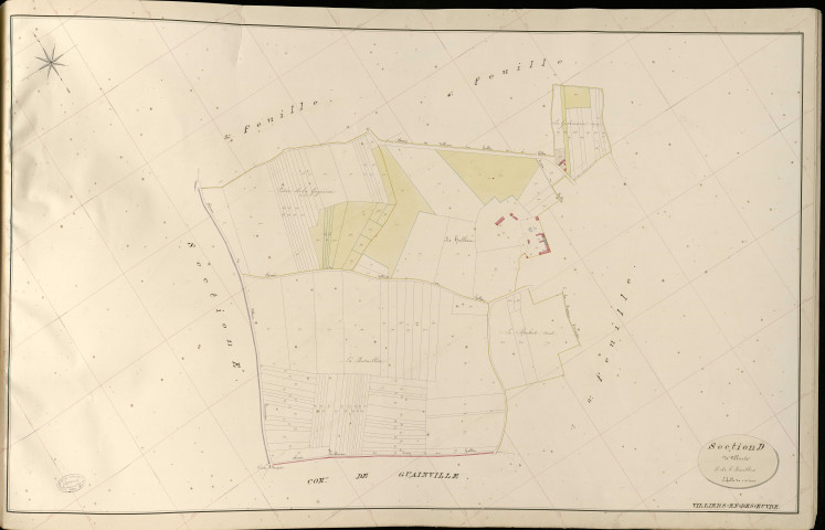 Villiers-en-Désœuvre. Section D _ de Villiers _ 5e de 6 Feuilles