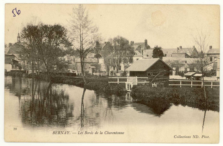 Bernay. Les Bords de la Charentonne.