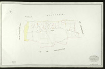 Section B du Village_Feuille unique_Echelle de 1 à 2500