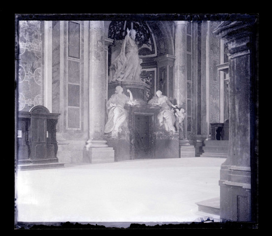 Tombeau de Clément XIII (Carlo Della Torre Rezzonico, pape de 1758 à 1769) dans la basilique Saint-Pierre de Rome (Italie).