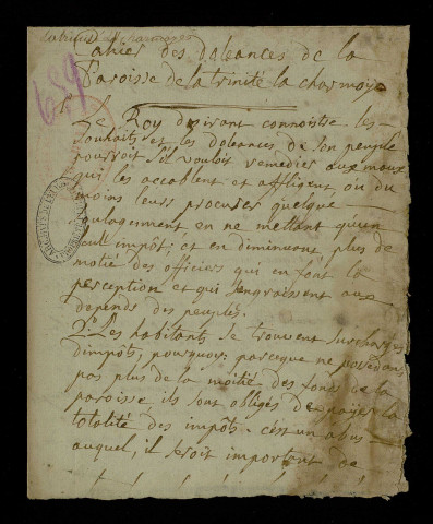 La Trinité de la Charmois.