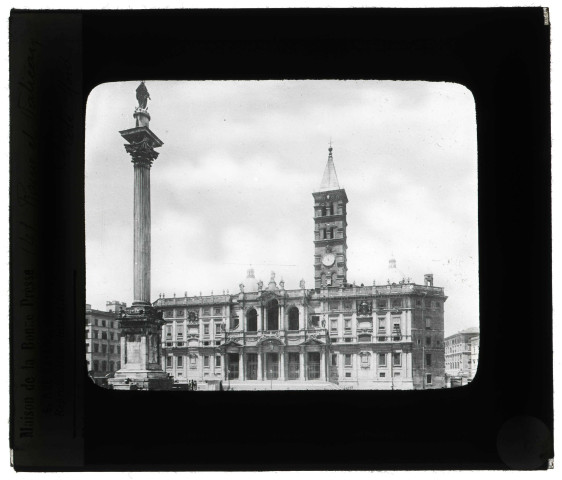 Basilique Sainte-Marie-Majeure de Rome (Italie), extérieur nord.