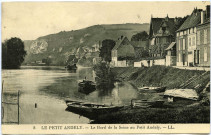 Andelys (Les). Le Petit Andely - Le Bord de la Seine au Petit Andely.
