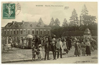 Brionne. Marché, Place de Lorraine.