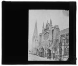 Cathédrale Notre-Dame de Chartres (Eure-et-Loir), vue d'ensemble façade nord.