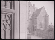 Maison de pierre située sur les remparts de Fougères (Ille-et-Vilaine).