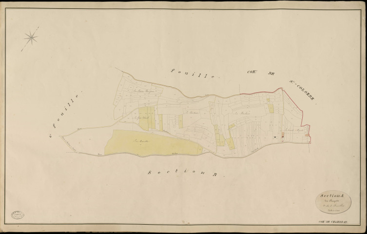 Chambray. Section A _ des Claquets _ 2e de 3 Feuilles