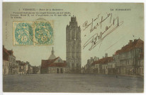Verneuil-sur-Avre. Place de la Madeleine. Verneuil était encore un simple hameau, au XIIe siècle, lorsque Henri II, roi d'Angleterre, en fit une ville et la fortifia.