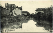 Bernay. Vue sur la Charentonne.