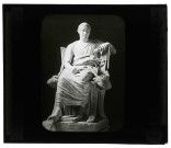 Statue de Ménandre à Rome (Italie).