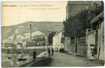 Andelys (Les). Petit Andely - Le Quai et l'Hospice Saint Jacques.