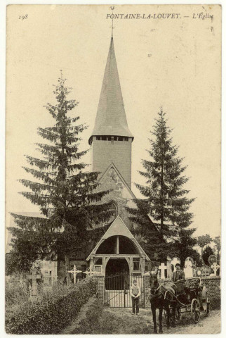 Fontaine-la-Louvet. L'Eglise.