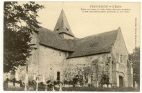 Fiquefleur-Equainville. L'Eglise - Eglise en forme de croix latine des plus anciennes et des plus intéressantes, antérieure au XIIe siècle.