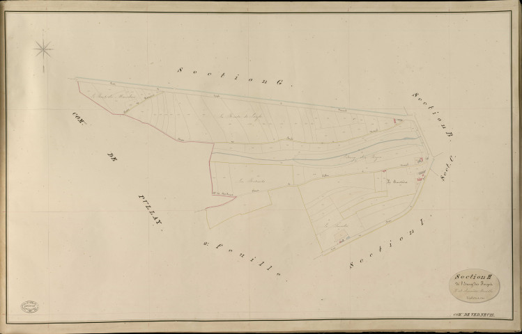 Verneuil-sur-Avre. Section H _ de la Chabotière _ 3e et dernière Feuille