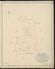 Sainte-Opportune-la Campagne. Tableau d'assemblage du Plan Parcellaire de la Commune de Sainte-Opportune _ Canton de Beaumont-le-Roger - Bernay - Eure. _ Terminé sur le terrain le 1826, sous l'administration de M. Le Vicomte Raymond Delaitre, Préfet - M. Lemaitre, Maire et sous la direction de M. Hurtelle, Directeur des Contributions directes. _ M. Hautier, Géomètre en Chef. _ Par M. Lefebvre, Géomètre de 1re classe