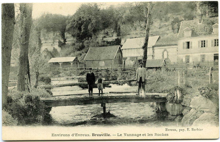 Brosville. Le Vannage et les Roches.