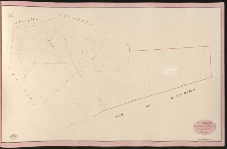 Morgny. Section C _ de la Fontaine et de St Germain _ 4e de 6 Feuilles