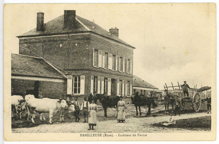 Panilleuse. Intérieur de Ferme.