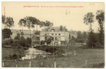 Berthenonville. Moulin du Fayel, au fond, les Ruines de Château-sur-Epte.