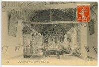 Piencourt. Intérieur de l'Eglise.