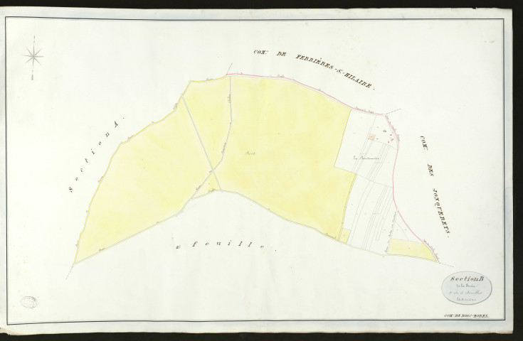 Bosc-Morel. Section B _ de la Forêt _ 3e de 5 Feuilles