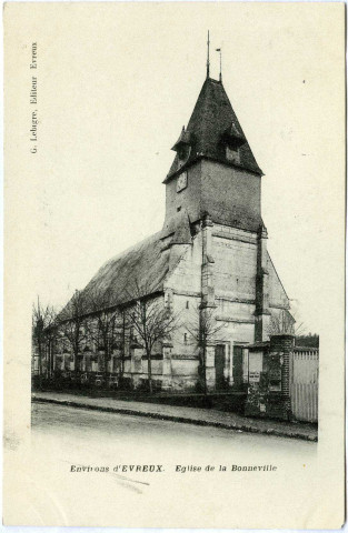 Bonneville-sur-Iton (la). Église de la Bonneville.