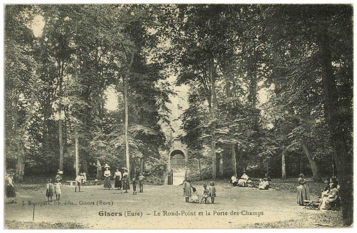 Gisors. Le Rond-Point et la Porte des champs.