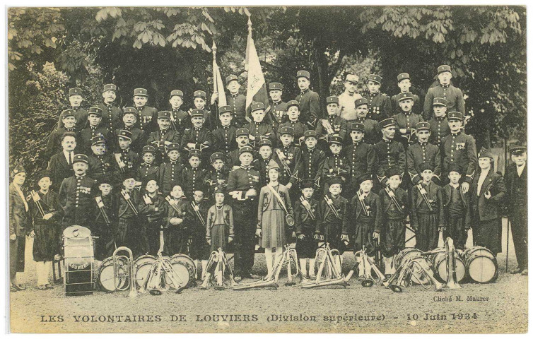 Louviers-Ville. Les volontaires de Louviers (Division supérieure) - 10 juin 1934.