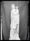 Statue de Vierge à l'enfant de l'église de Fontenay (Eure).