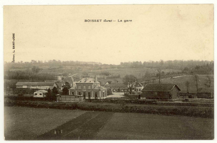 Boisset-les-Prévanches. La Gare.