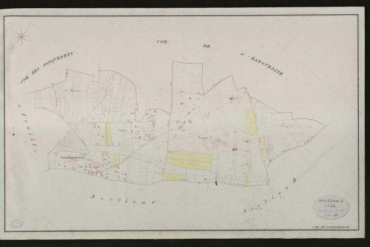 Landepéreuse. Section A _ de l'Eglise _ 2e et dernière Feuille