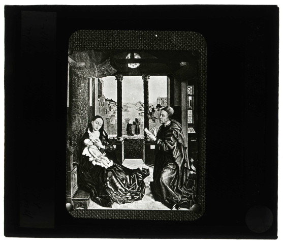 Musée de Munich (Allemagne), tableau de Van der Weyden « Saint-Luc peignant la Vierge ».
