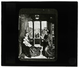 Musée de Munich (Allemagne), tableau de Van der Weyden « Saint-Luc peignant la Vierge ».