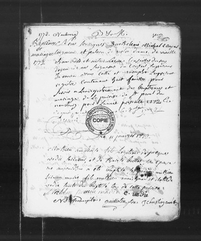 BMS (1772-1792)