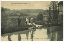 Saint-Denis-le-Ferment. Ancien Moulin de Gruchet et les bords de la Levrière.